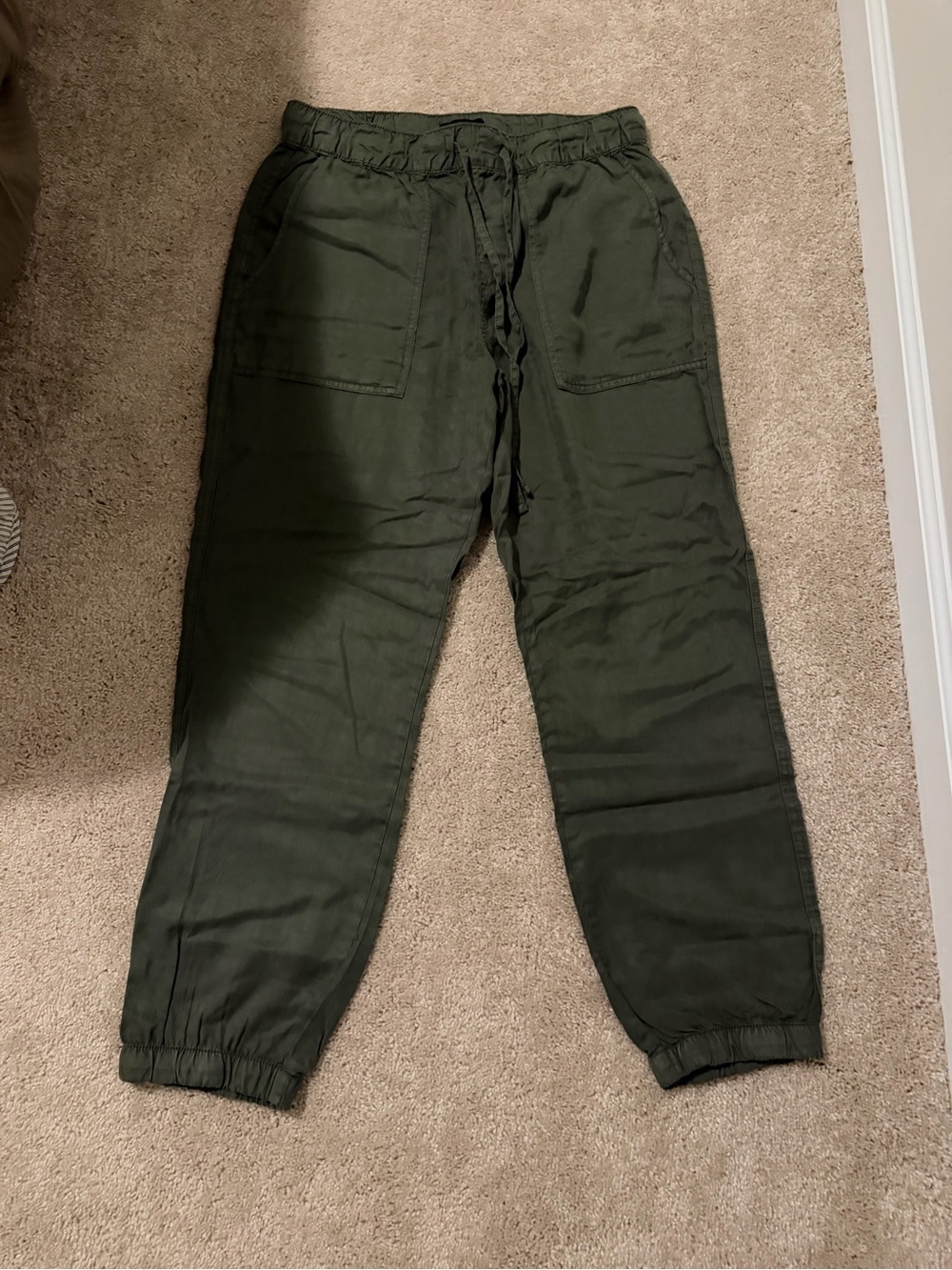 Sanctuary Olive Drawstring Jogger Pants